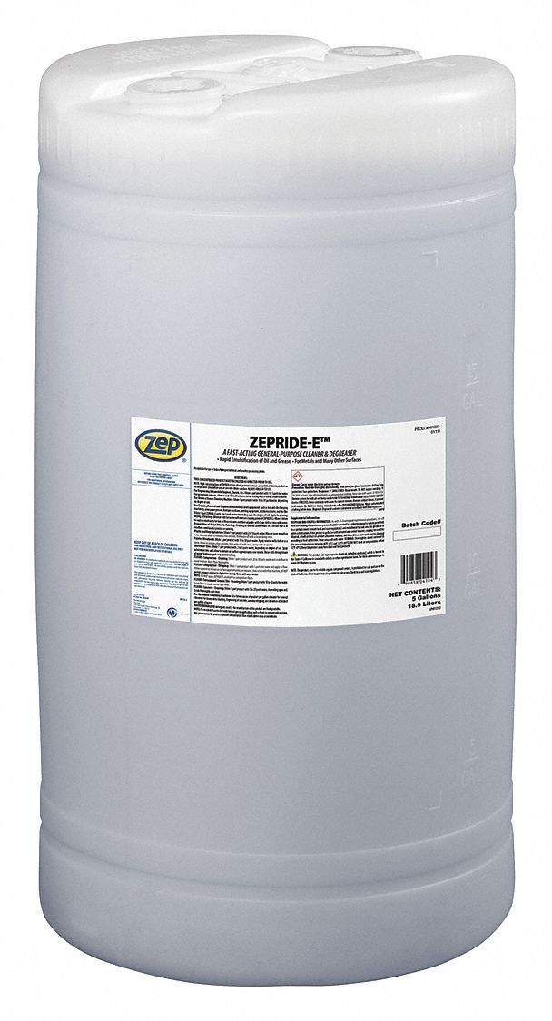 ZEP Cleaner/Degreaser, Bucket Container Type, 5 gal Container Size