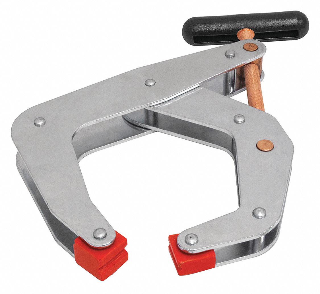 KANTTWIST Cantilever Clamp, Steel, Zinc Plated, 6" Max. Opening, 51/2