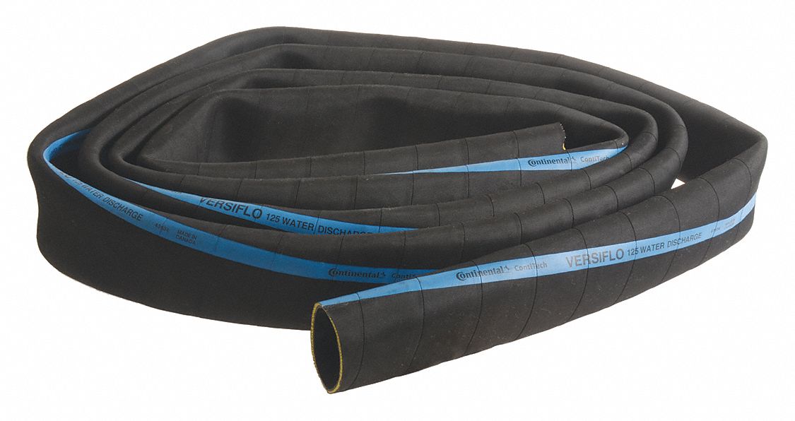 CONTINENTAL Water Suction and Discharge Hose, Bulk Hose, EPDM, Spiral