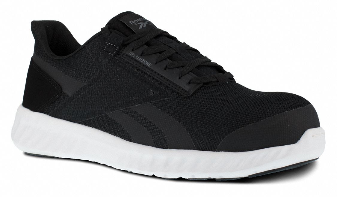 REEBOK Athletic Shoe 8 1 2 W Women S Black White Composite Toe