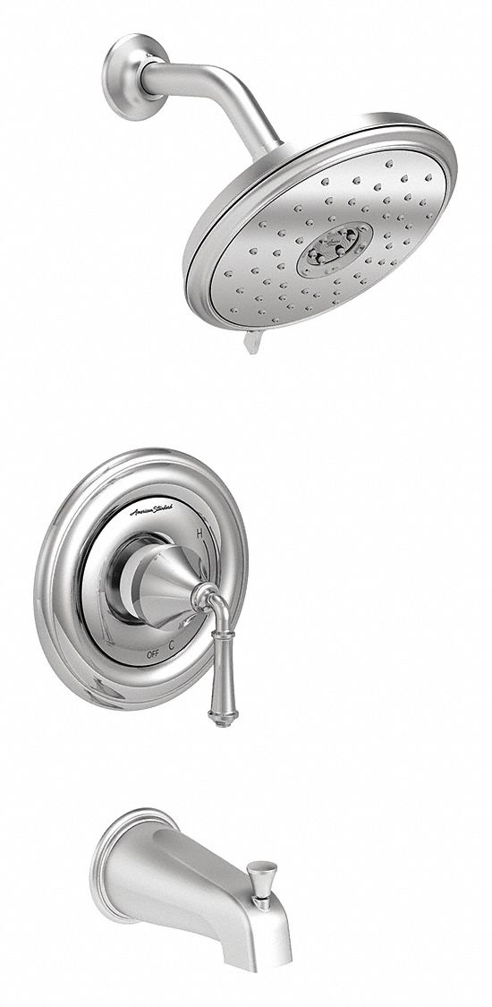 AMERICAN STANDARD Metal Wall Mounted Shower Head Kit, 1.75 gpm, 1/2