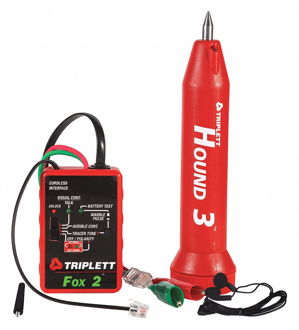 TRIPLETT Circuit Tracer Kit, AC Coupling 55EF353399 Grainger