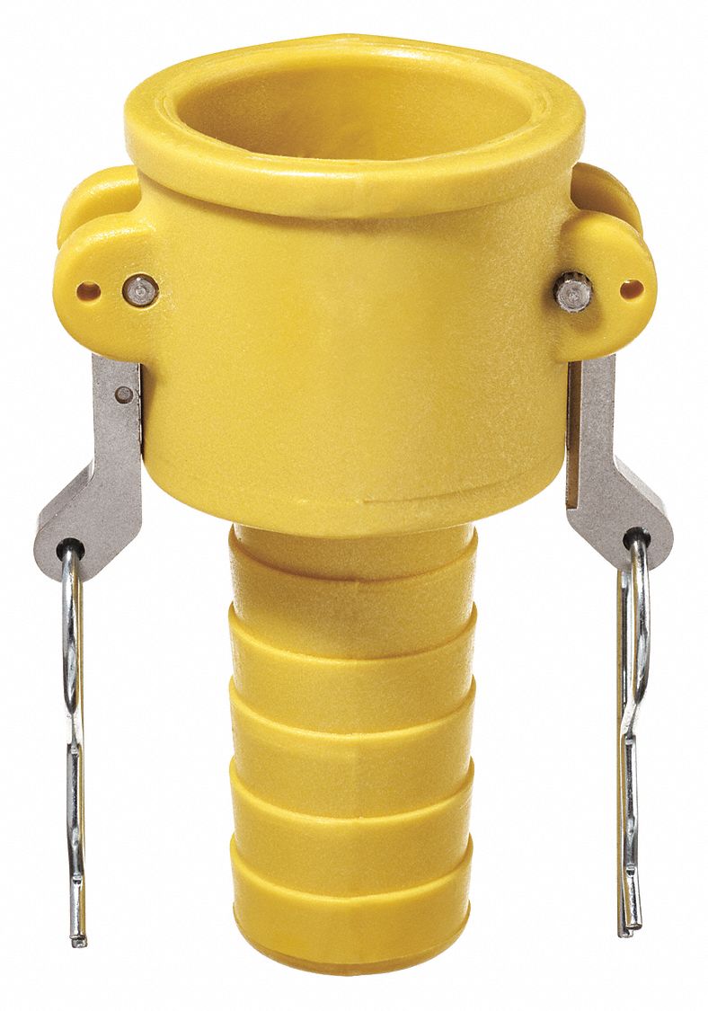 USA SEALING Nylon Coupler, Coupling Type C, Female Coupler x Hose Shank