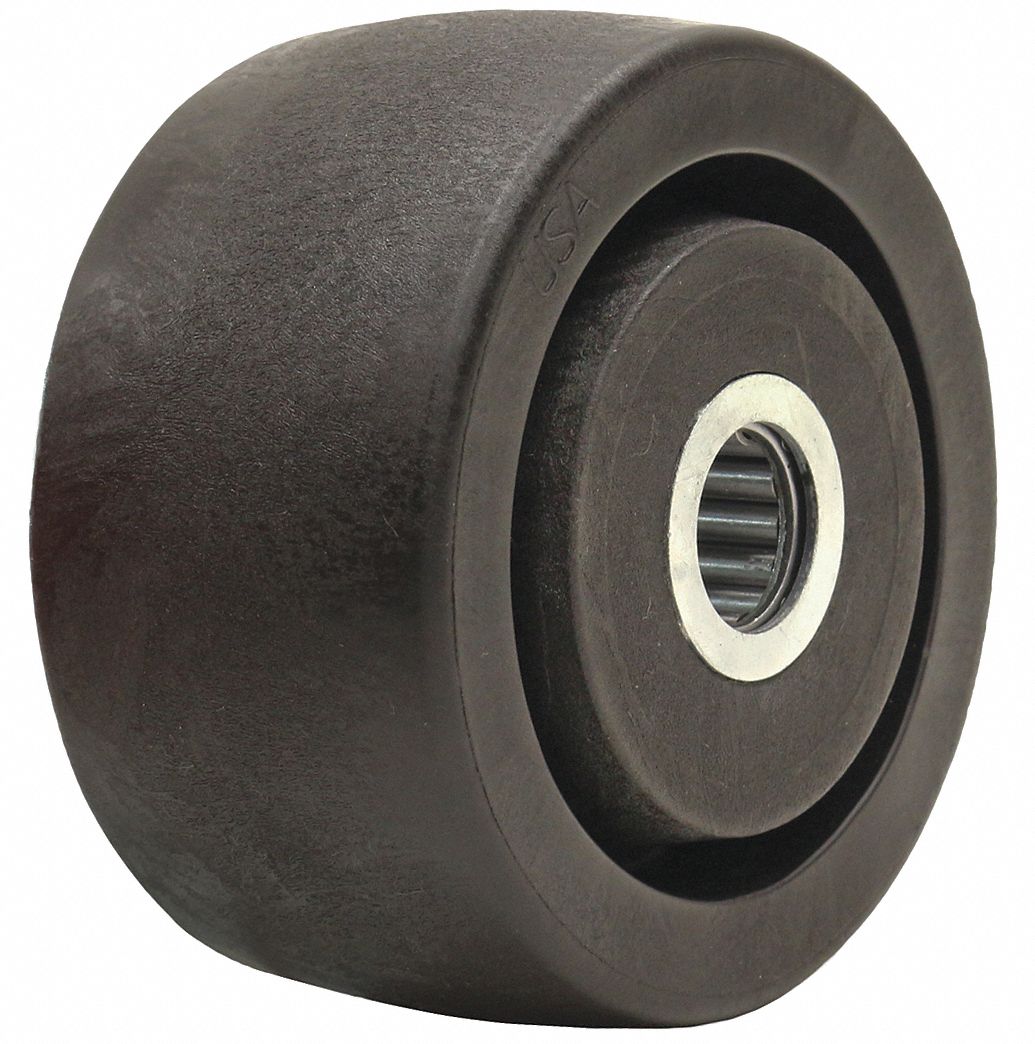 GRAINGER APPROVED Caster Wheel, 4 in Wheel Dia., 800 lb Load Rating
