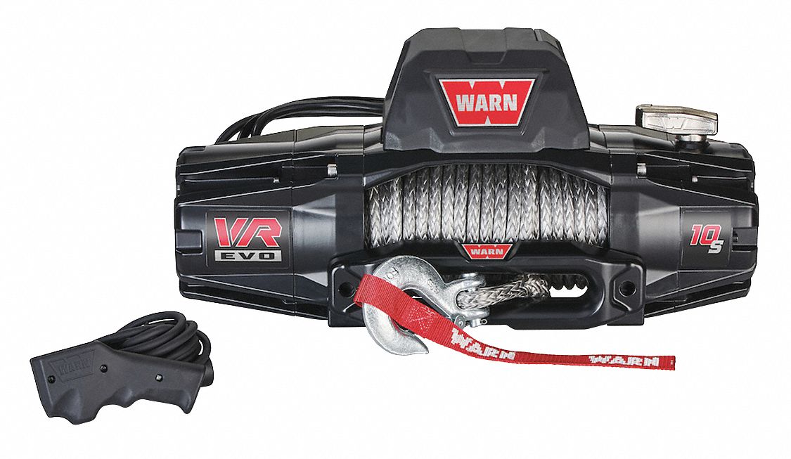 WARN 12VDC Lifting Electric Winch with 27.0 fpm and 10,000 lb. 1st