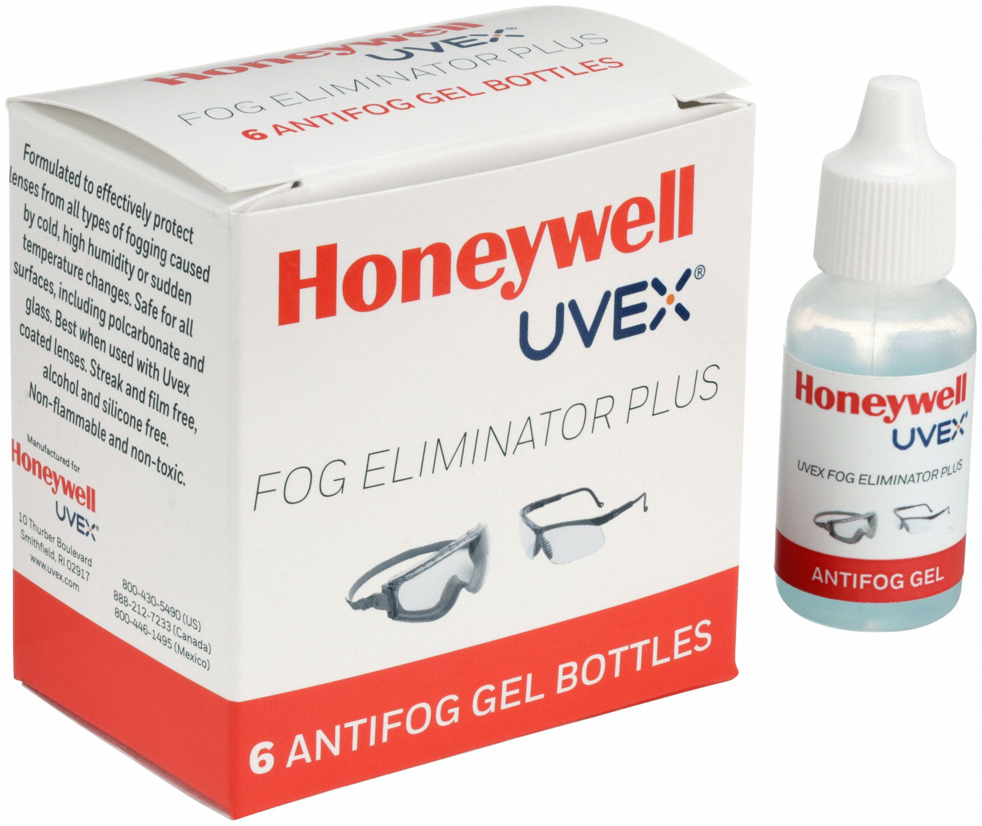 HONEYWELL UVEX Lens Solution Anti Fog Non Silicone 3 Fl Oz Bottle