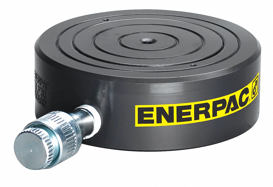 ENERPAC Hydraulic Ram, Low Profile, Body Material Steel, 20 ton, Stroke