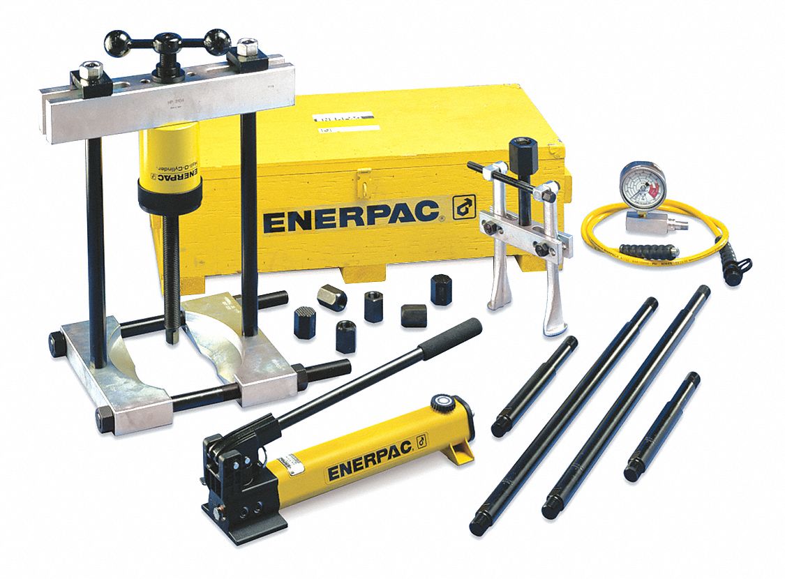 Enerpac Hydraulic Puller Set Cylinder Nominal Capacity 18 Ton Stroke Length 2 12 In Number 9279