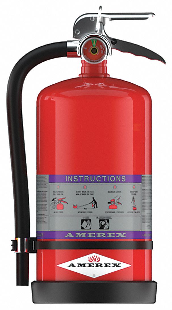 AMEREX Fire Extinguisher, Purple K, Purple K, 13.2031 lb