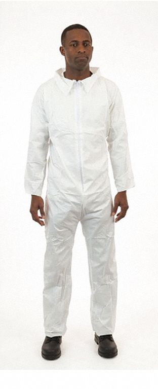 International Enviroguard Xl Sms Sms Coverall Elastic Wrist Xl White