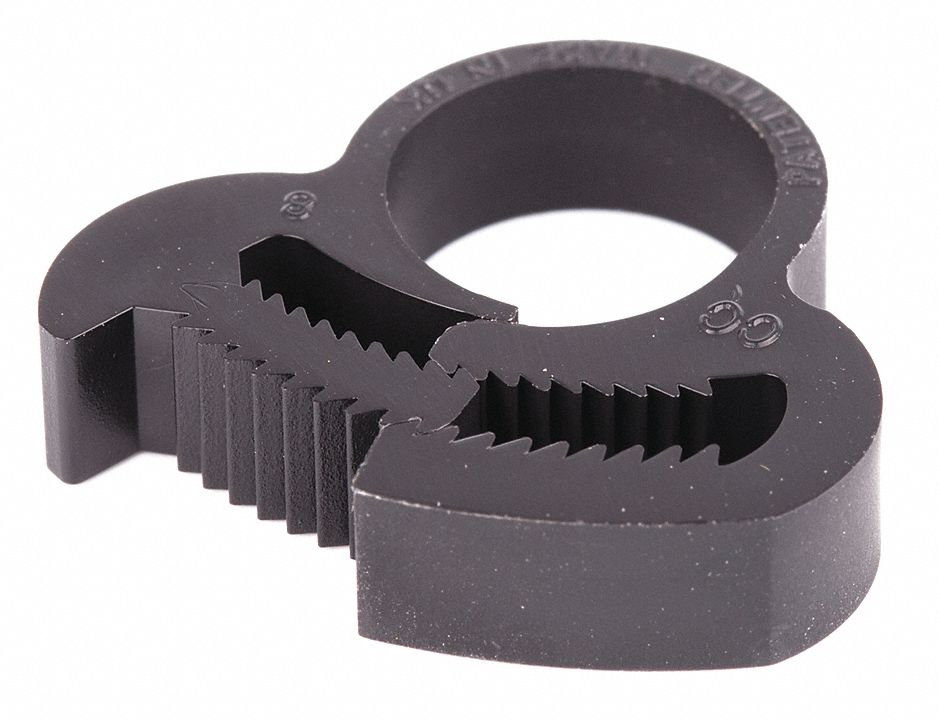 GRAINGER APPROVED Hose Clamp, 0.453 to 0.528 in Clamping Dia., 0.071 in Thickness, 0.252 in