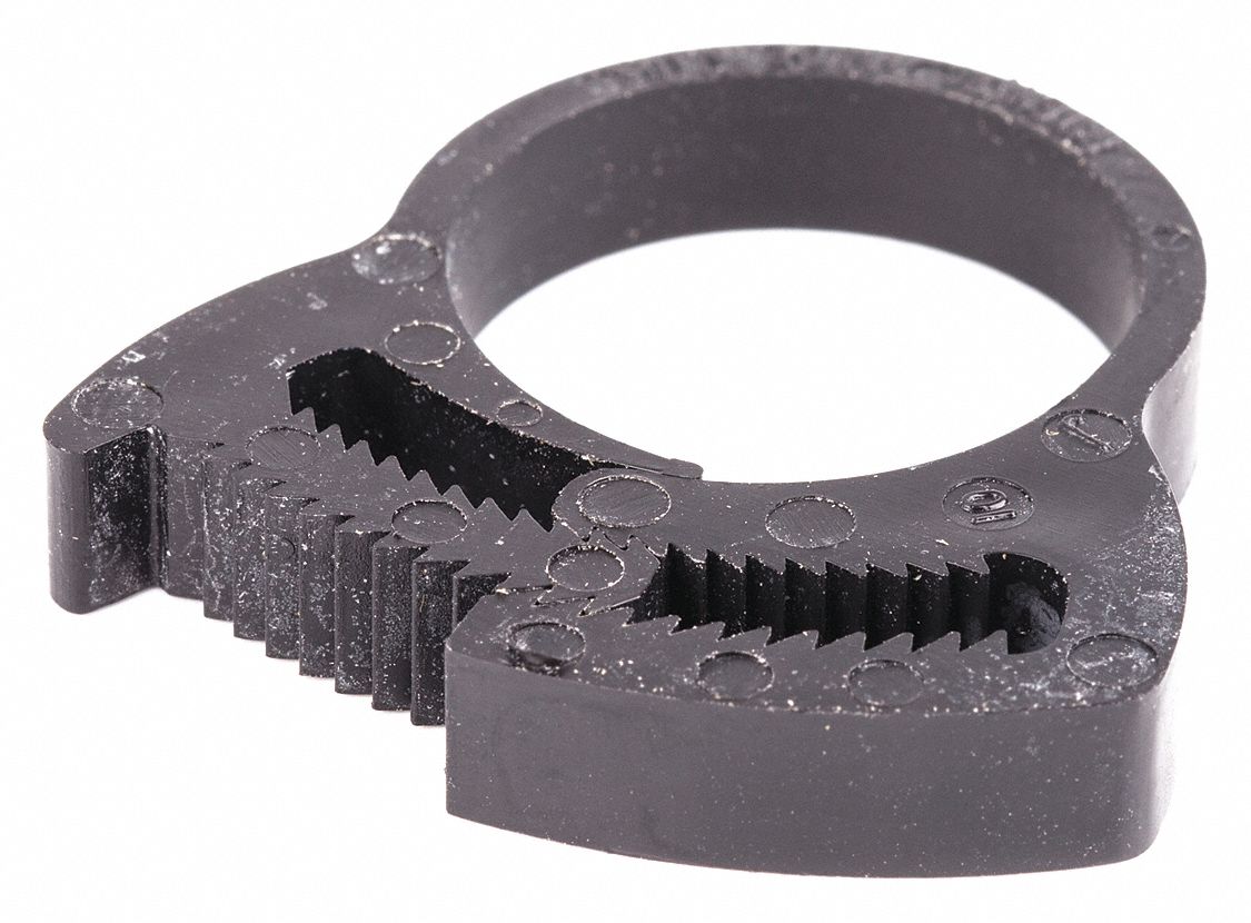 GRAINGER APPROVED Hose Clamp, 0.799 to 0.906 in Clamping Dia., 0.083 in