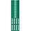Pipe Marker,Helium,Green,3/4 In or Less