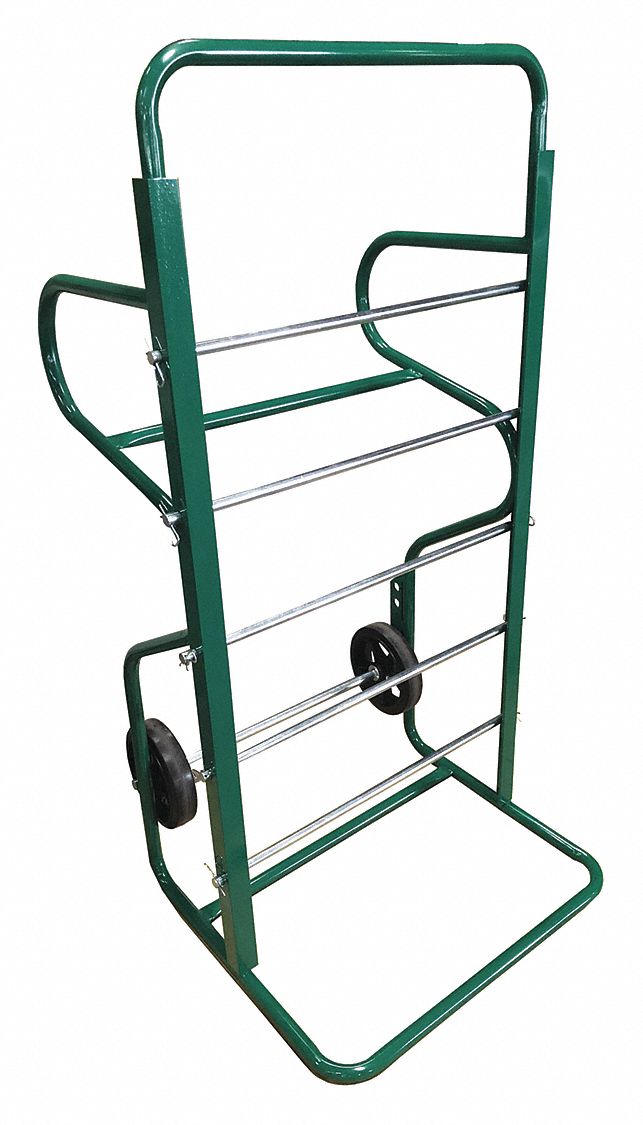 GRAINGER APPROVED WireSpool Dispensing Cart, 750 lb Load Capacity