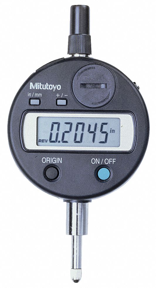 MITUTOYO Electronic Digital Indicator, 0.500"/12.7mm Range, .0005”/0