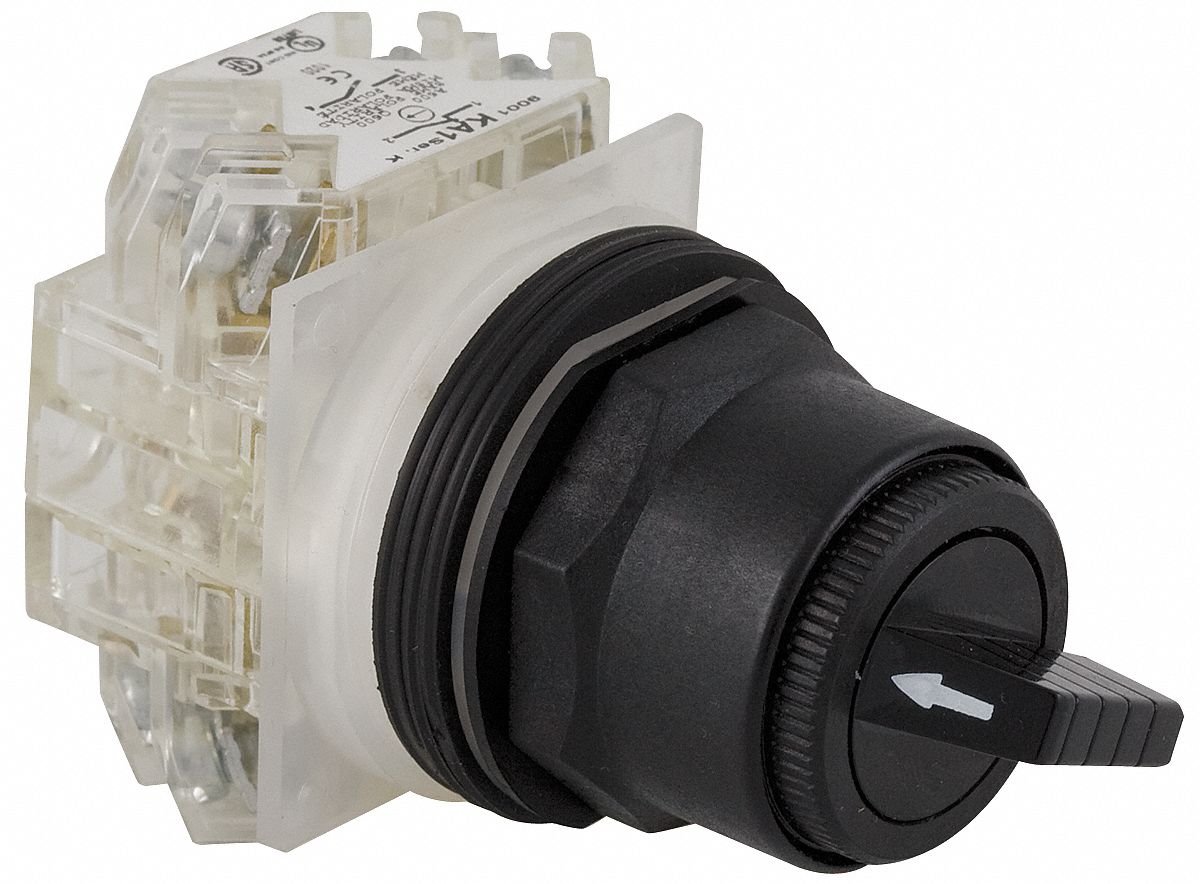 SCHNEIDER ELECTRIC NonIlluminated Selector Switch, Size 30mm