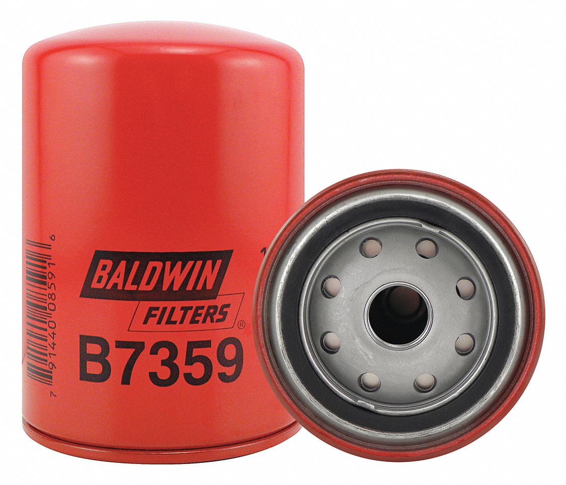 BALDWIN FILTERS SpinOn Oil Filter, Length 515/32", Outside Dia. 3