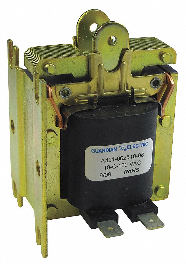 GUARDIAN ELECTRIC Solenoid, 120AC Coil Volts, Stroke Range 1/8 in to 1