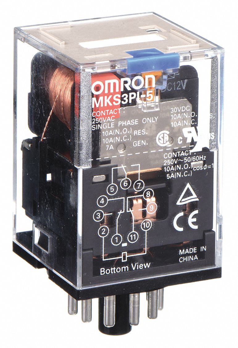 OMRON Socket Mounted 10 A Current Rating General Purpose Relay