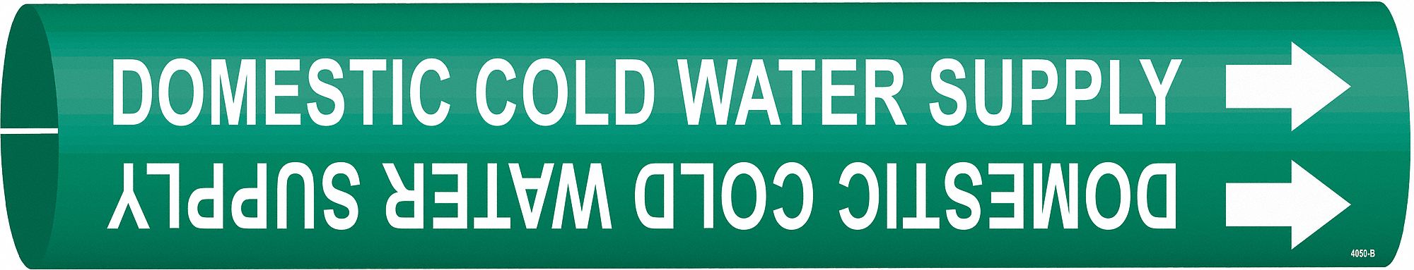Pipe Marker,Domestic Cold Water Supply