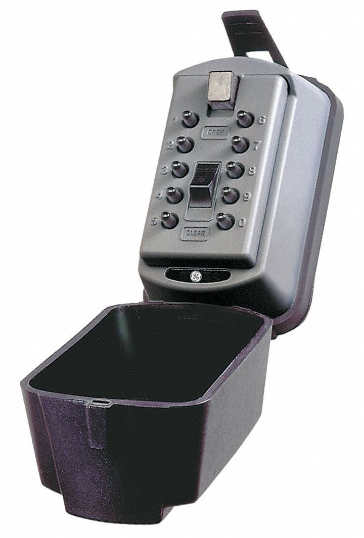 KIDDE Lock Box, Push Button, 2 Key Capacity, Mounting Type Surface