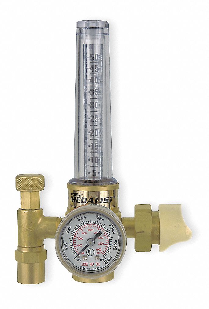 VICTOR Carbon Dioxide, Flowmeter Regulator, CGA320, Single Stage