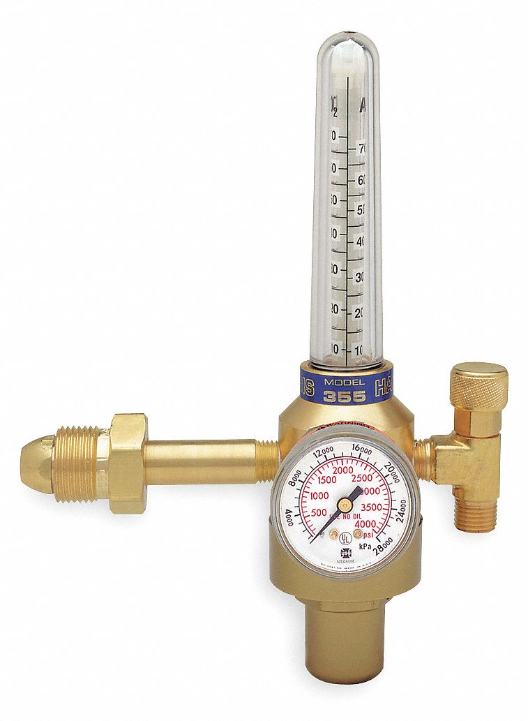 HARRIS Flowmeter Reg,Cyl,Ar, CO2 Mix,CGA580 5KZ69355AR580 Grainger