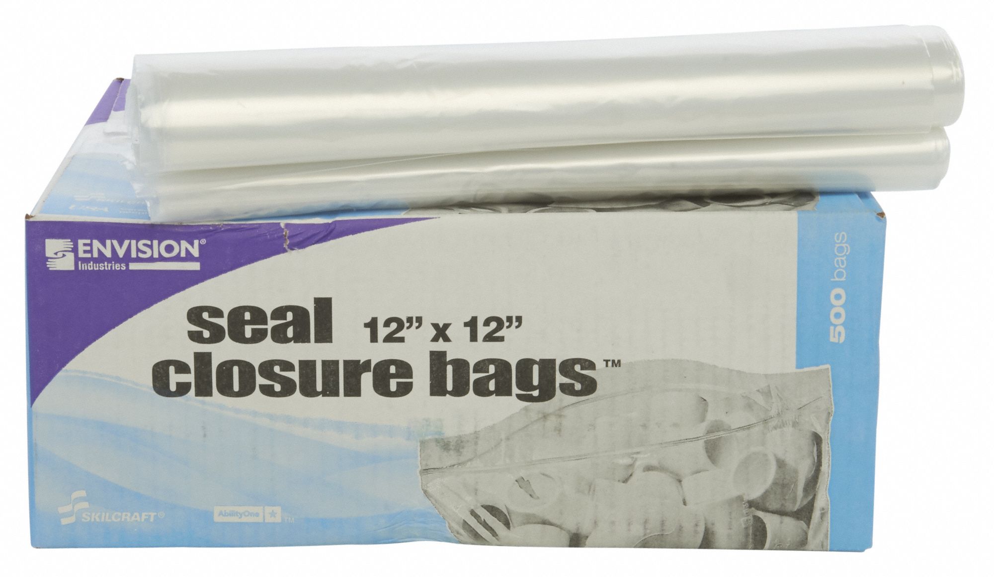 Ability One Reclosable Poly Bag Zip Seal Low Density Polyethylene