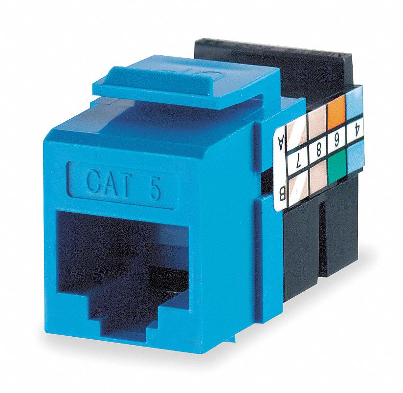 LEVITON Jack, Keystone 5LR7341108RL5 Grainger