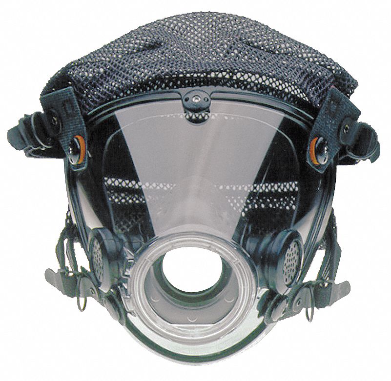 SCOTT SAFETY Full Face Respirator, XL, Cartridges Included No 5LVK8