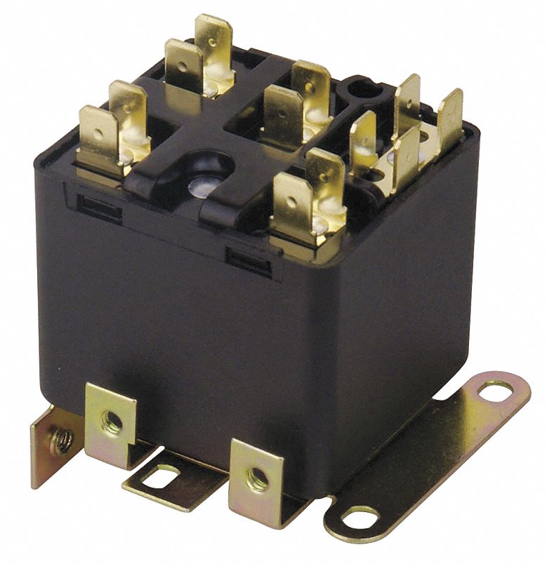 GRAINGER APPROVED Relay, Magnetic, 120 Coil Volts, SPDT, 3 ... coil wiring diagram utility lighting 