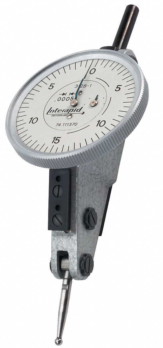 TESA BROWN & SHARPE Dial Test Indicator, Horizontal Indicator Style