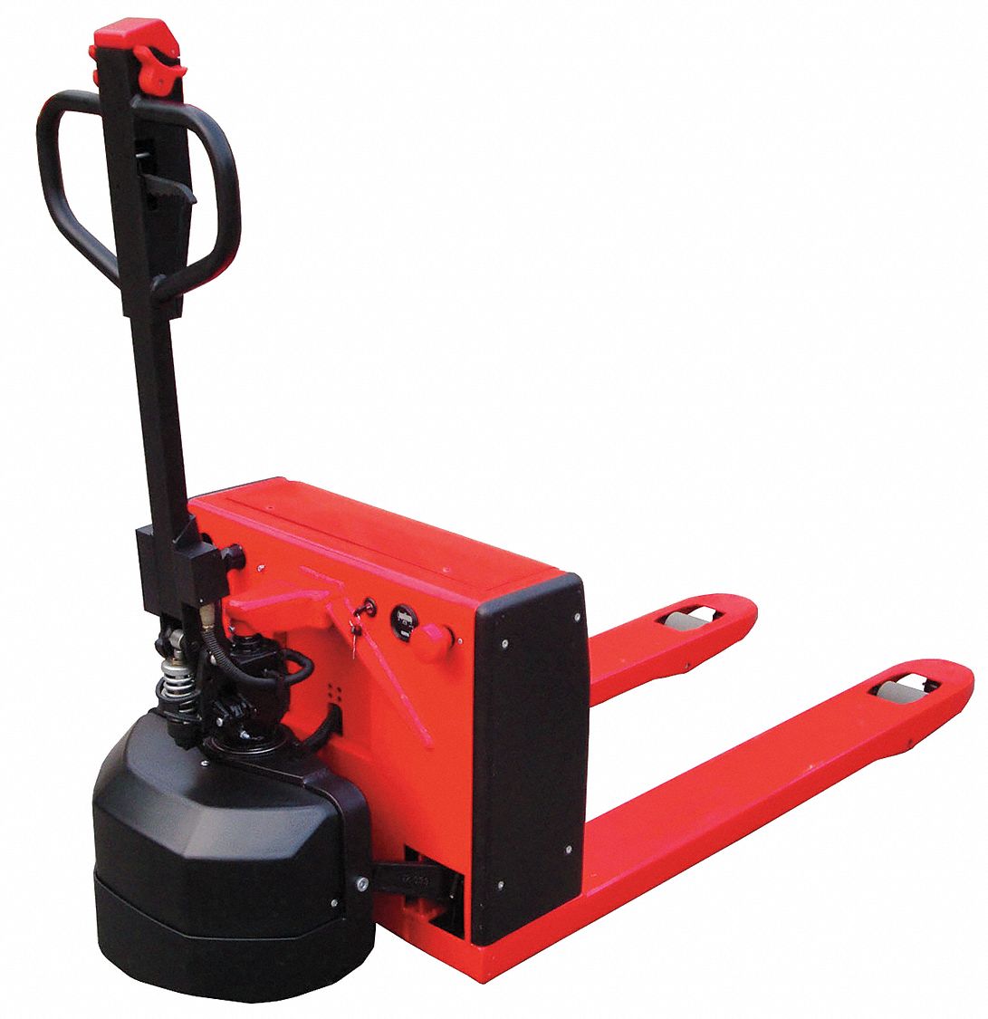 DAYTON Standard General Purpose SemiElectric Pallet Jack, 3300 lb