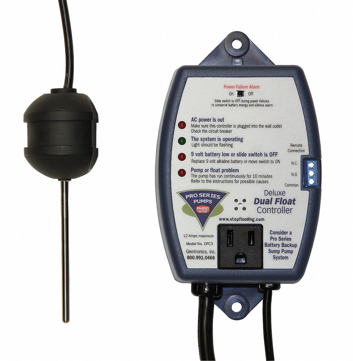 PHCC PRO SERIES Float Switch 5RZN3USC3 Grainger