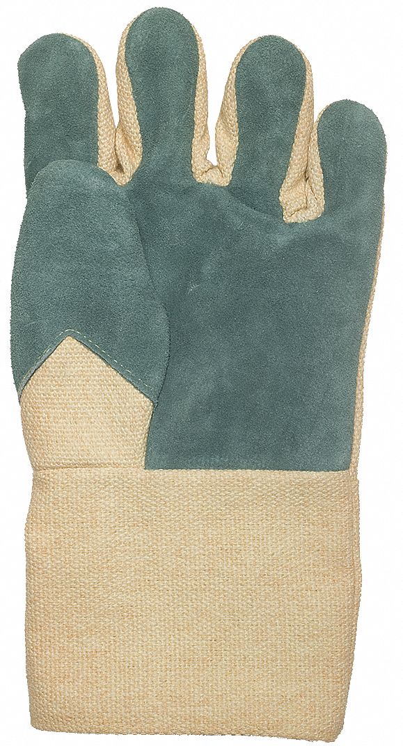 CONDOR Heat Resistant Gloves, L/9, Cowhide, 1 PR 5T3585T358 Grainger