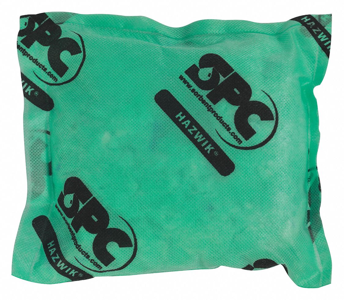Polypropylene Absorbent Pillow, Fluids Absorbed: Chemical / Hazmat, 9