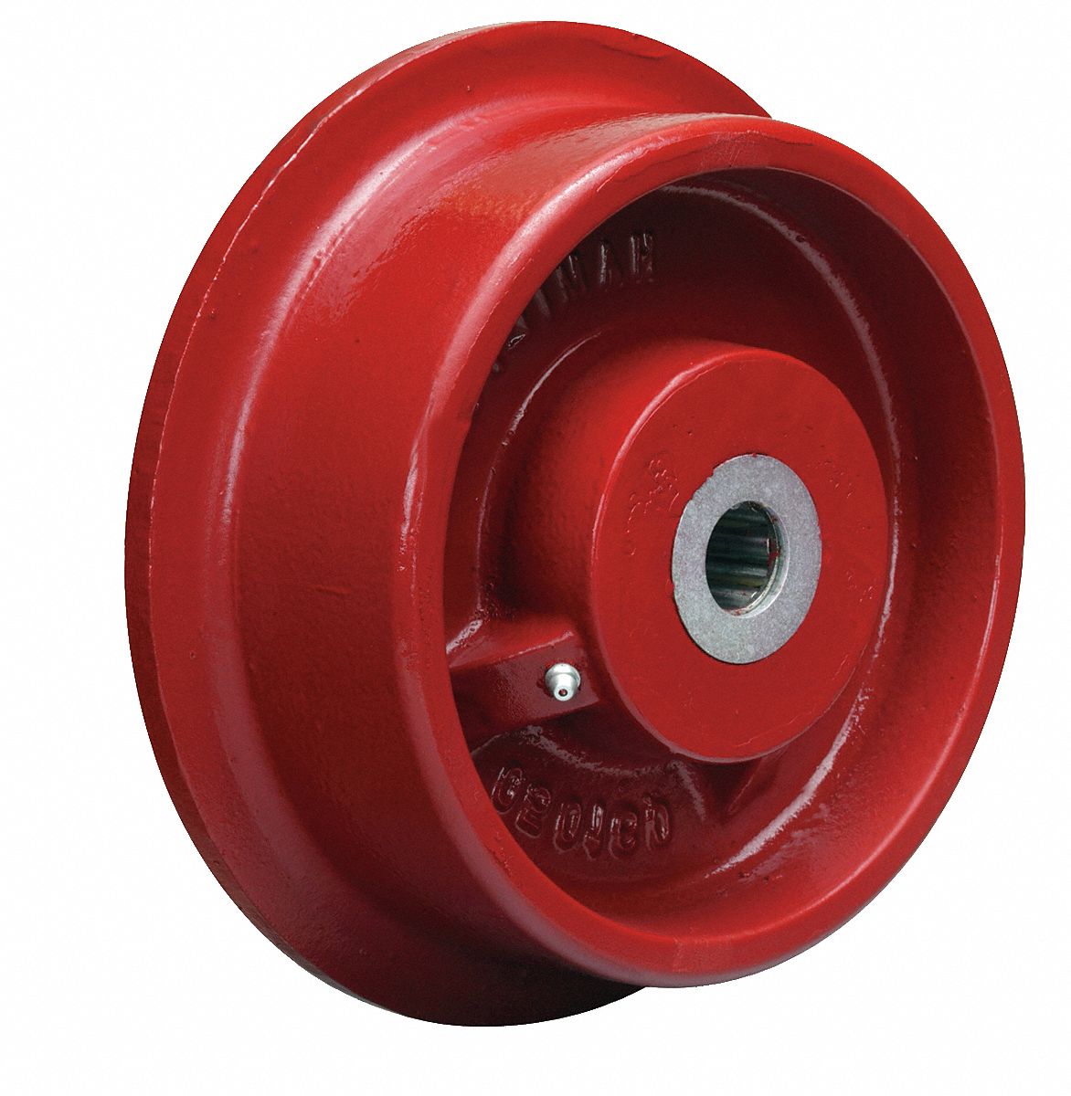 GRAINGER APPROVED SingleFlange Track Wheel, 8" Wheel Dia., 4500 lb