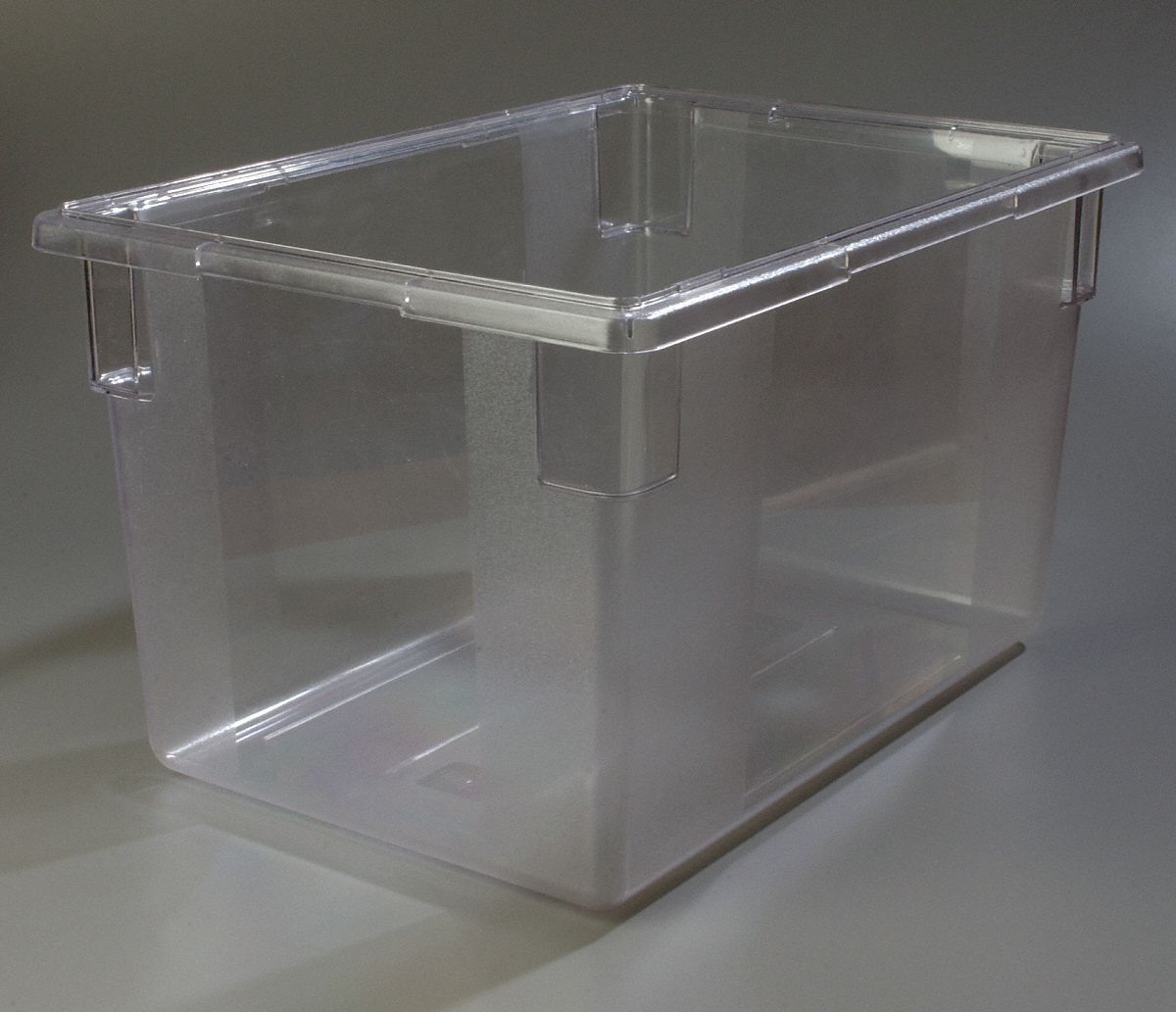 CARLISLE 26" x 18" x 15" Polycarbonate Food Storage Box, Clear 5YGP2