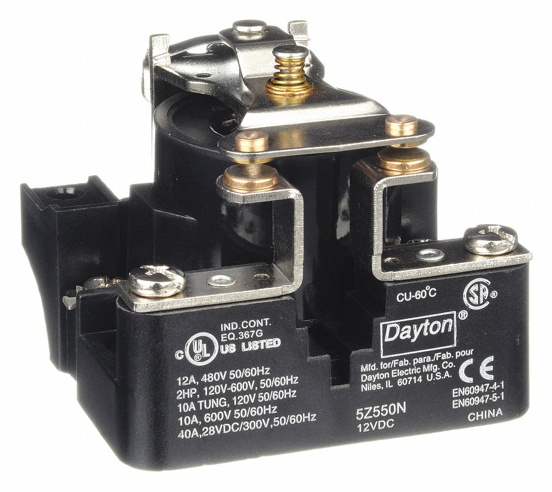 Dayton Surface Mounted V Dc Open Power Relay Z Z Grainger