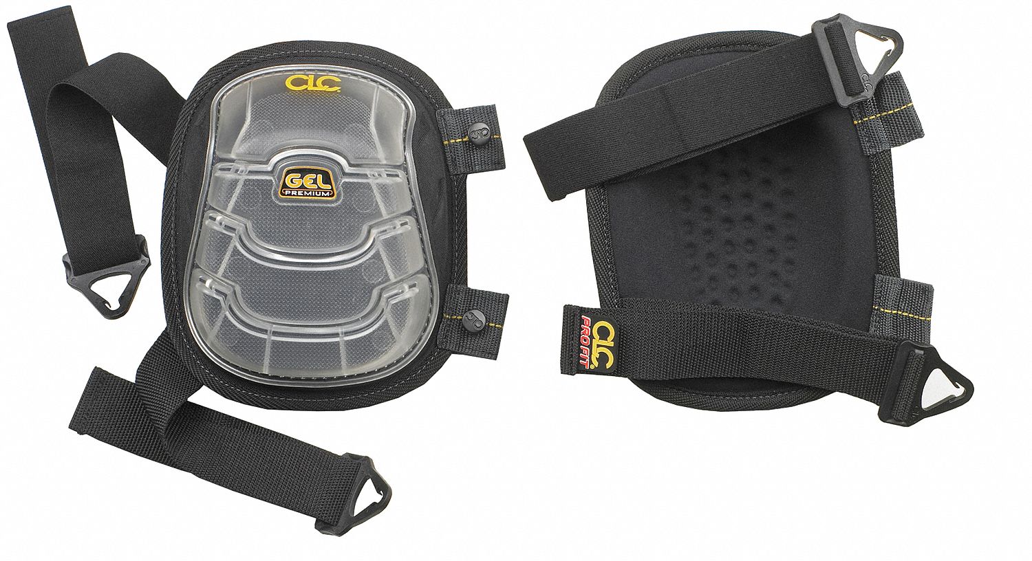 CLC Knee Pads, Stabilizer, PU, Gel, Univseral, PR 5ZPJ5376 Grainger