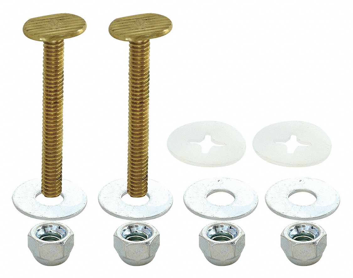 EZFLO Toilet Close Bolt, Fits Brand EZFLO, For Use With Toilets, 1/4