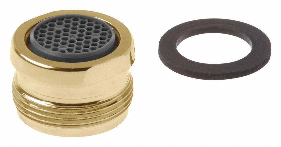 KOHLER Aerator, Fits Brand Kohler, Chrome, Metal 60KA561103464BC