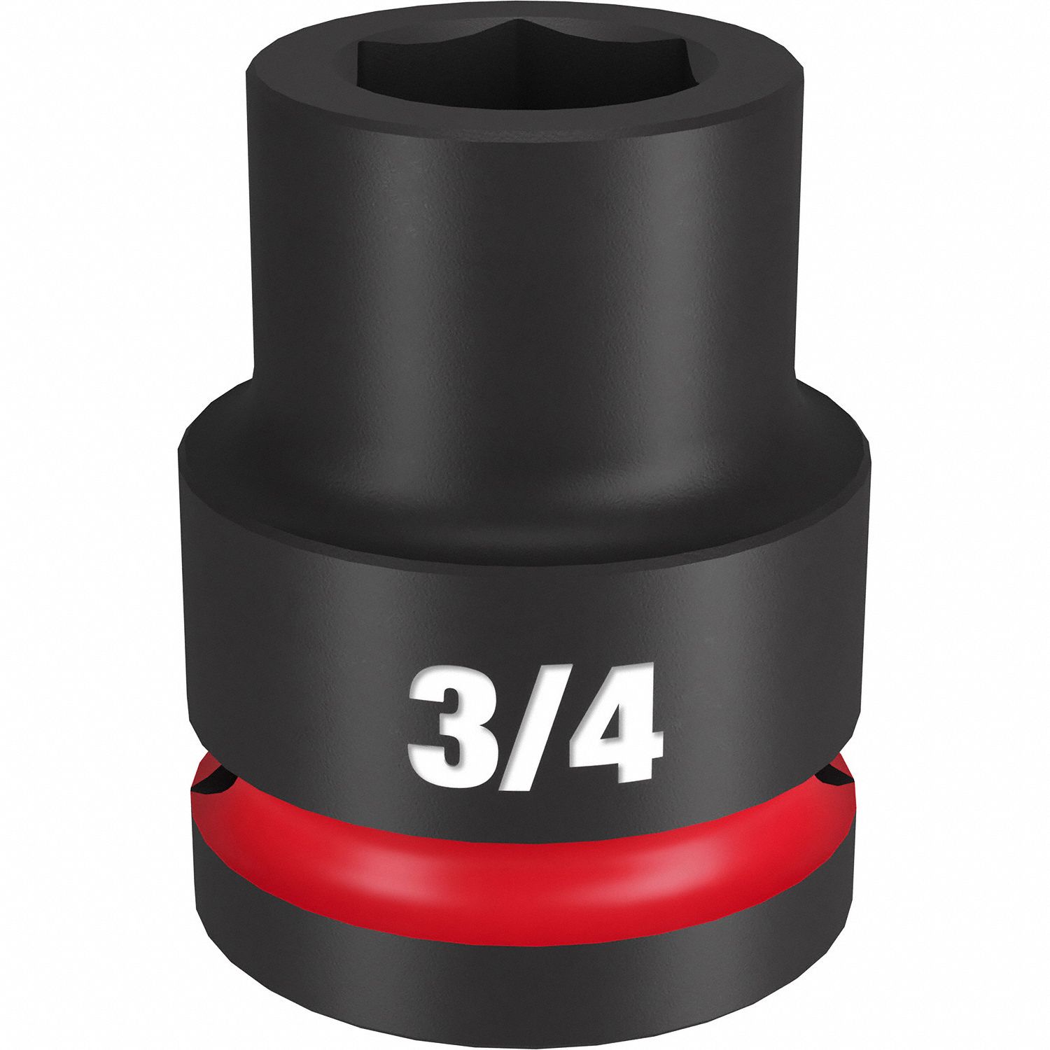 MILWAUKEE STANDARD IMPACT SOCKET, Socket Size 3/4 in, Socket Shape 6