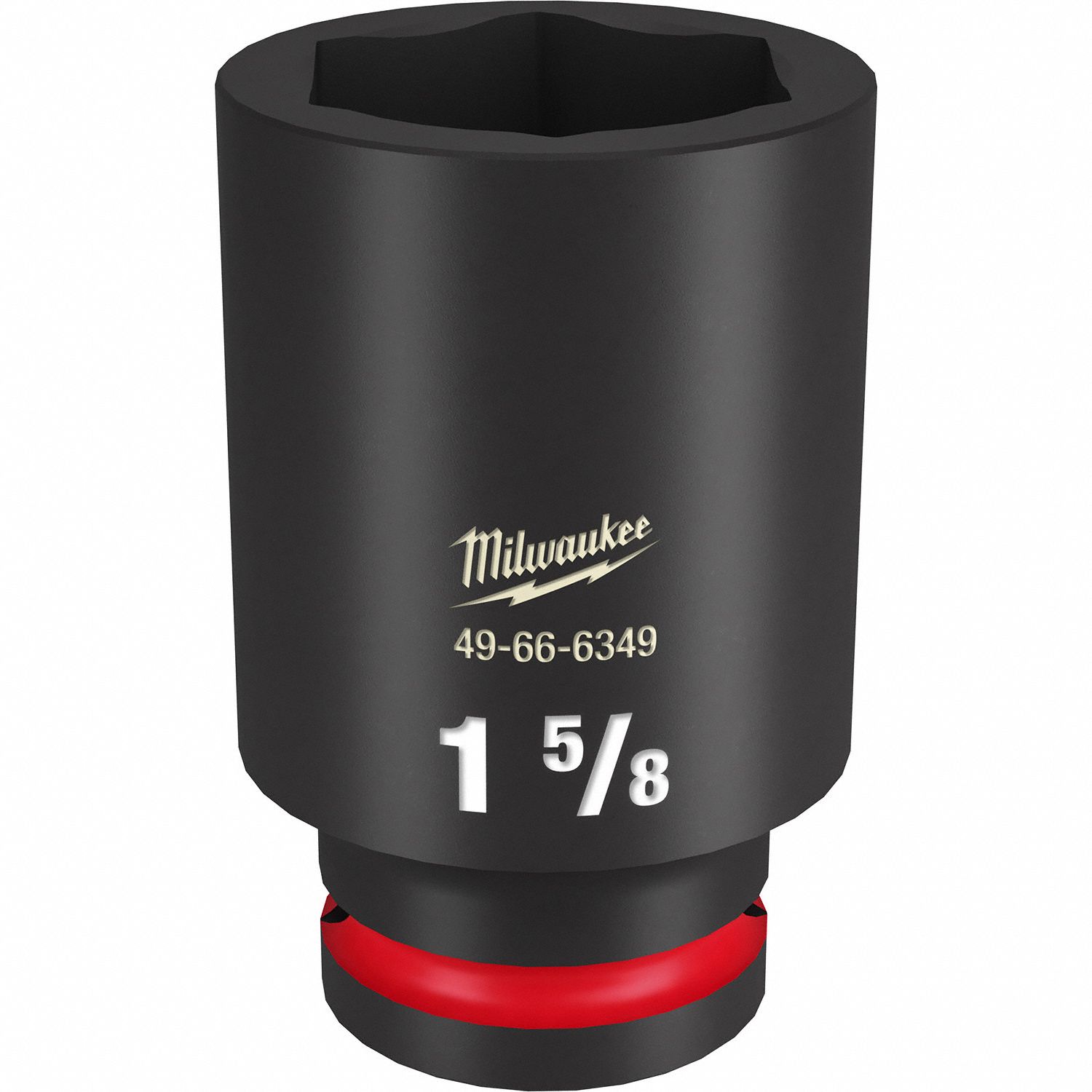 MILWAUKEE DEEP IMPACT SOCKET Socket Size 1 5 8 In Socket Shape 6 