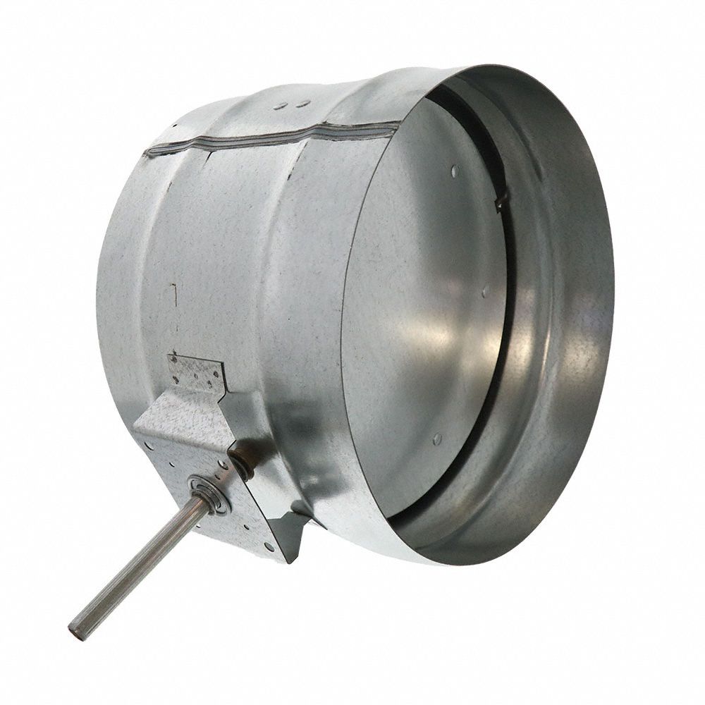 GREENHECK Zone damper, 12 in Width (In.), For Use With Round Control