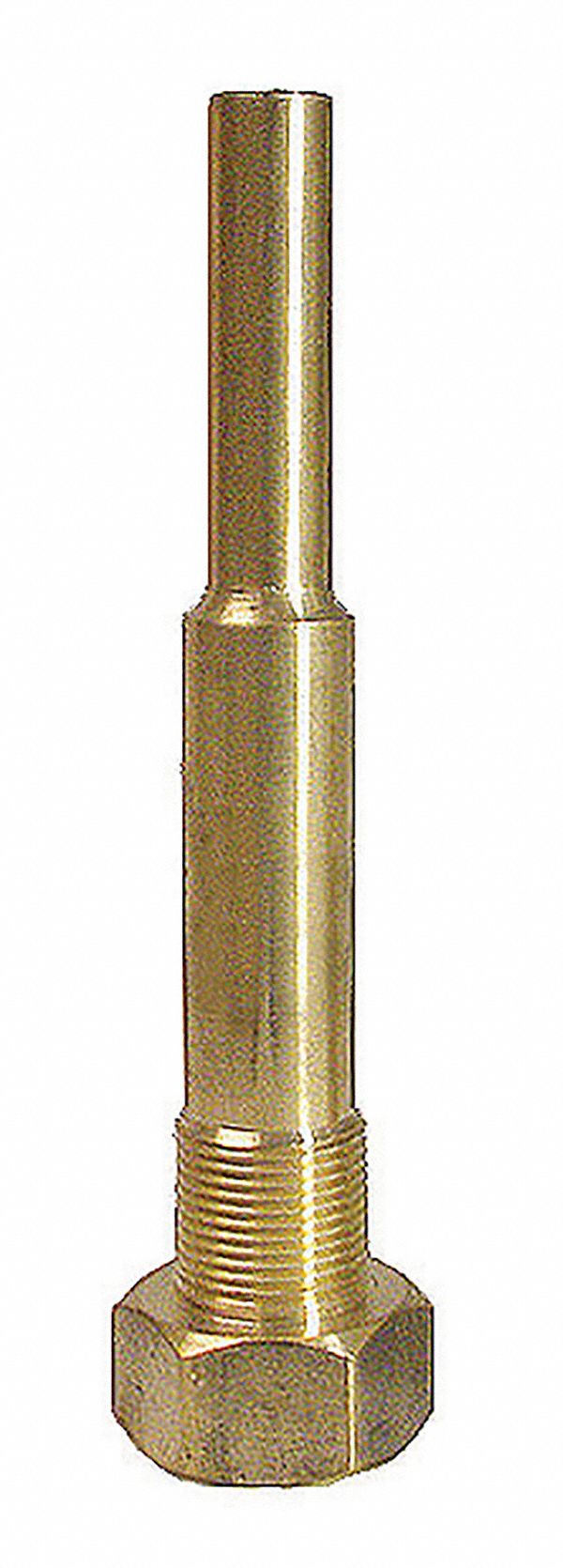 Weiss Industrial Thermowell Brass Shank Type Straight In Mnpt