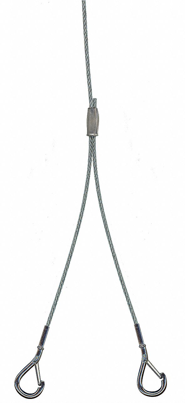 thumbnail image 2 of Columbia Lighting XE45MBSS Stainless Steel Aircraft Cable Hanging Kit For Light Fixtures 2 of 6