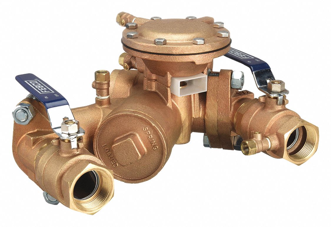 Febco Reduced Pressure Zone Backflow Preventer Bronze Watts 825 Series Fnpt Connection 