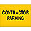 TextContractor Parking Aluminum, Parking Sign Height 10