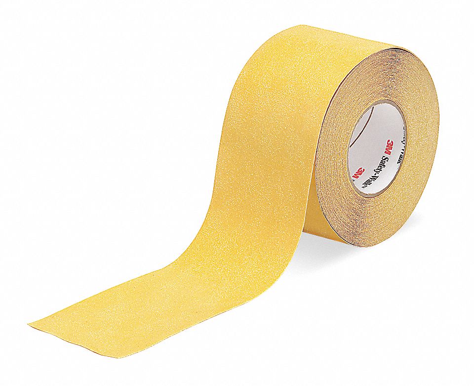 Antislip Tape,Safety Yellow,4 In x 60ft